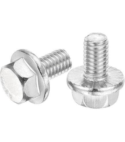 Bulloni M6 X 16mm Per Vassoio Portacavi Con Denti A Flangia E Dadi Zincati, Confezione Bolt World