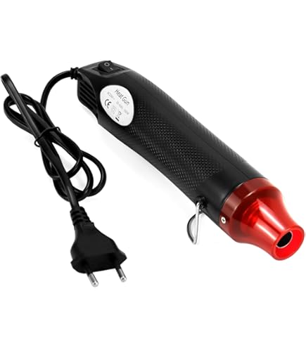 WORKPRO 7,2 V Mini Heißluftpistole Heißluftfön kabellos, Drei Temperatur Kühl/150℃/360℃, Schnelle Heizung, Tragbarer Heißluftgebläse mit Reflektordüse, 2000 mAh Li-Ionen-Akku, Für Handwerk, DIY, Weiß