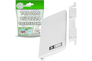 ONIX TECH Gefriertürgriff 100x65x14 mm mit Original Code 7434194 9590224 für Liebherr - Garantie 5 Jahre