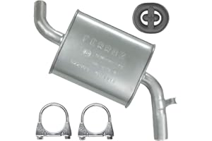 HOMRY Mitteltopf Auspuff Mittelschalldämpfer für Seat Toledo I 1 1L 1.6i, VW Golf II 2 1.0 1.3 1.6, Jeta 2 II 1.3|1.6