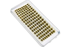 RXKFIGX 120 PCS Grass Tufts Mini Terrain Model Static Resin Scenery Kit for DIY Gaming Decoration Train Landscape Railway Artificial Modeling