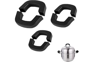 landscape lights2K 3 Paires Anti-brûlure Maniques Manches Support Anti- Brûlure Silicone Poêle Poignée Poignées De Casserole Protect Anti Brûlure pour Cuisson Casserole Poêles Frire Plateaux de Four