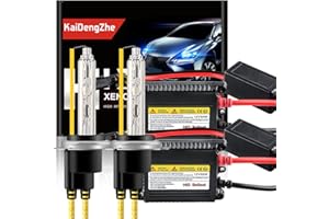 KaiDengZhe H7 HID Xenon Conversion Kit 6000K White 12V 55W HID Ballast for Low / High Beam Replacement-2PCS