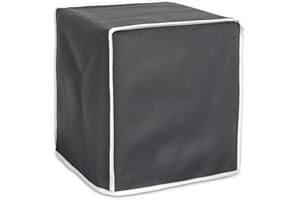 HOMELAY Funda protectora de polipiel calidad TOP compatible con freidoras de aire, robots de cocina, panificadoras, cafeteras, etc. Medidas máxi: 30 x 28 x 32cm (LxAxH) Hecho en España (Antracita)