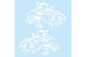 Finest Folia - Set di adesivi decorativi (sinistra e destra) per camion, con grifoni, K075, colore bianco lucido