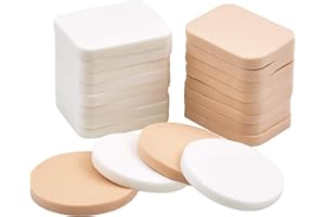 Fodlon Zestaw gąbek do malowania twarzy, 20 sztuk gąbek do makijażu twarzy, gąbki, miękkie gąbki piankowe