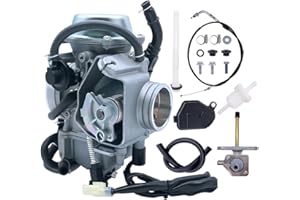ANIRO MOTO Carburetor Replace for Honda Fourtrax 300 350 Foreman 400 450 Rancher 350 Carb, Honda Fourtrax 300 Carburetor, Honda Foreman 450 Carburetor, Honda Rancher 350 Carburetor with Fuel Valve Switch Petcock