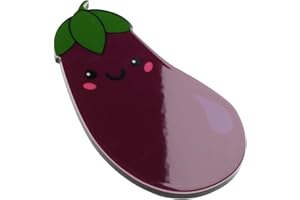 STANDS OUT, SUPPLYING OUTSTANDING GIFTS Aubergine Eggplant Emoji Cute Vegetable Novelty Magnet