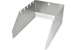 Grillrost.com Das Original Edelstahl Windschutz und Spießhalter | für Napoleon große Sizzle Zone (LE3 LEX LE485 Prestige Legend & Rogue ab 2020) - massiv & Nicht gesteckt