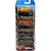Hot Wheels Fast and Furious 5-Piece Toy Race and Drift Cars with Special Decorations 1:64 Scale (Styles May Change)