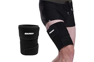 ONTYZZ Jambiere Protection Supports de Cuisse Hommes Cuisse Bandage Femmes Prise en Charge de L'ischio-jambier Bandes de Cuisse pour L'haltérophilie Jogging Fitness Basketball Soccer