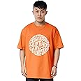 Veirdo® Pure Cotton Half Sleeve Round Neck Oversize Loose Fit Orange T-Shirt for Men (OS_100_GRWTHRGH_OR)