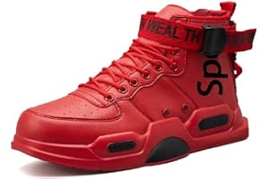 FUSHITON Scarpe Hi-Top da Uomo Moda Sneaker Bassa Sneaker da Corsa Scarpe Sportive da Passeggio per Fitness