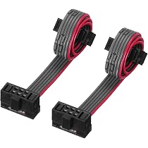 Produktbild von QUARKZMAN 5er-Set IDC Flachbandkabel – 10 Pin, 2,54 Mm Raster, 50 Cm, FC Zu FC – Für PC & LED-Displays