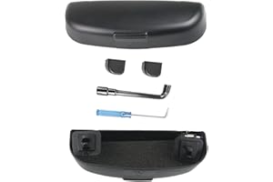 GAFAT Portaocchiali Custodia per Occhiali per Volvo XC40 XC60 XC90 V60 V90 S90/ Polestar 2 Porta Occhiali da Sole, Custodia per Occhiali Interni Scatola Organizer (Nero)