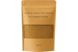 VITALIA Tabrima Marocain 200g – Exfoliant Hammam Naturel – Soin Traditionnel Corps – Gommage Purifiant à base de Plantes – Pour Peau Douce et Régénérée