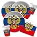Produktbild DH-Konzept 40-teiliges Party-Set Russland - Teller Becher Servietten für 10 Personen