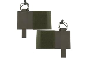 GYDEHUTJ Cummerbund Side 5.56 Mag Holder Radio Pouch con gancio e anello Tactical Magazine Expander Wing Holster per Chest Rig Vest 2 pz