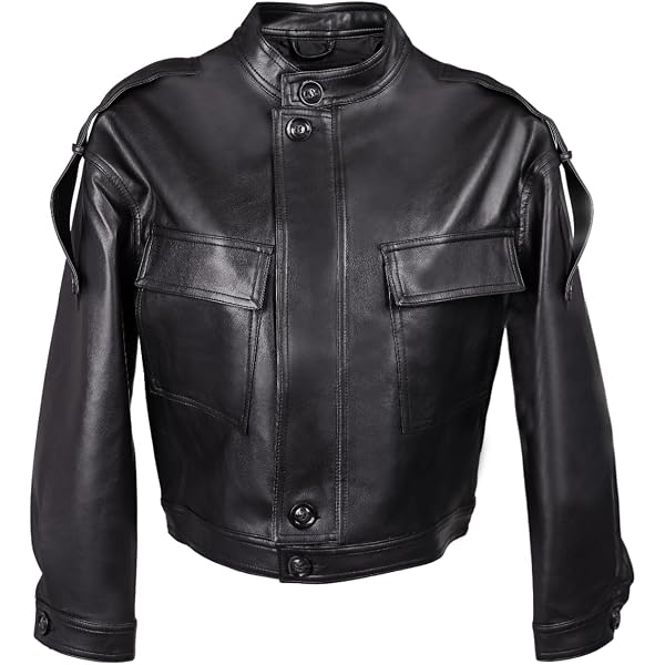 QUEEN HELENA Giacca Biker Corta In Ecopelle Per Donna – Giubbino Leggero Con Zip E Bottoni, Vestibilità Aderente, Fodera In Poliestere, Versatile Per Look Casual E Rock