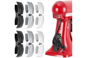 Singphere Kabel Organizer für Geräte, 6 Stück Kabelaufwickler Selbstklebend Kabelclips Kabelhalter Kabelwickler Kabelführung Kabelverkürzer Kabelaufwicklung für Küchengeräte Mixer Reiskocher Air Fryer