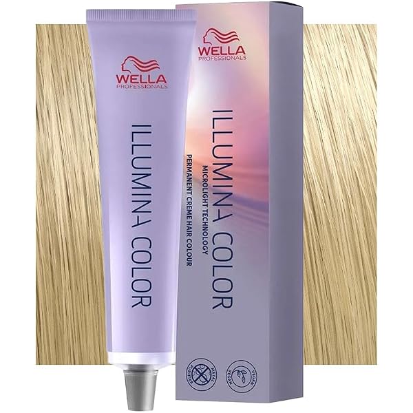 Wella Professionals Illumina Color 10/69 – Helllichtblond Mit Violett-cendré Unterton, 6x60 Ml, Für Strahlendes, Helles Blond