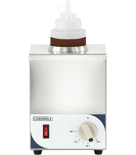 Chauffe-sauce électrique 240W – 3 Bouteilles De 680ml – Température Réglable 86-185°F – Pour Restaurants, Cafés