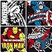 Produktbild Marvel Superhelden - Retro Untersetzer 4er Set