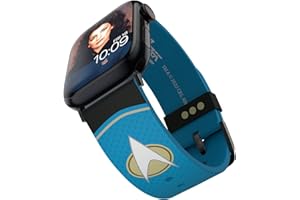MOBYFOX Star Trek: The Next Generation - Science Smartwatch Armband - Offiziell lizenziert, kompatibel mit jeder Größe und Serie der Apple Watch (Uhr nicht enthalten)
