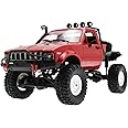 ARRIS 1/16 Scale RC Crawler, WPL C14 RC Truck RTR 4x4 Off-Road 2.4GHz Remote Control Rock Crawler with LED Lights for Adults Toy