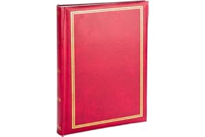 VICTORIA COLLECTION Album Photo Traditionnel pour Photos Format 10x15 - Album Durable pour 300 Photos avec des Espaces Supplémentaires pour des Notes Personnalisées | Facile à Remplir avec des Pochettes en Plastique