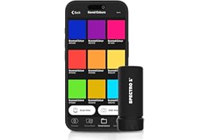 COLOR MUSE Spectro 1 Mobile Spectrophotometer for Colour Matching, Visual Analysis & Performance Checks – Measure & Inspect Reflectance Curves, Analyse Shades & Ensure Accurate, Consistent Colour Data