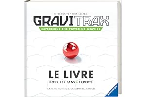 Ravensburger - Livre GraviTrax - 27001 - 110 pages - Astuces, challenges et plans de montage pour circuits de billes créatifs - Jeu de construction STEM - Enfants de 8 ans et plus - Version française