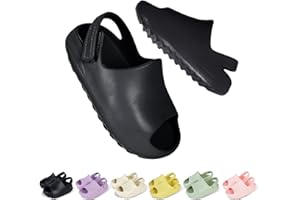 bolukets Chaussons Fille Garçon Pantoufles Piscine et Plage Enfants Été Pantoufles de Bain Plates Antidérapante Respirant Tongs Claquette doux à séchage rapide Bébé Maison Sandales 19-32