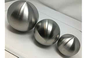 SRB Hohlkugel Edelstahl Kugel V2A Kugeln VA Abschlusskugel Zierkugel mit Gewinde M10 (Durchmesser 60 mm)