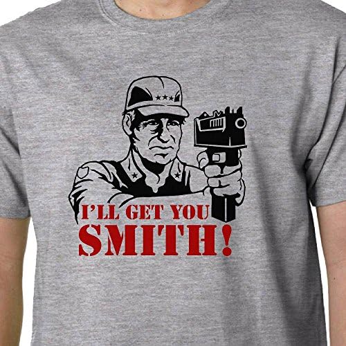 Properganda Colonel Decker The A-TeamI'll Get You Smith t-shirt (Large, Athletic Grey)