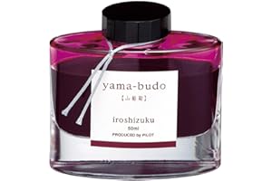 ‎PILOT Pilot Iroshizuku Fountain Pen Ink – 50 ml Flasche – Yama Budo Wild Grapes (Bordeaux)