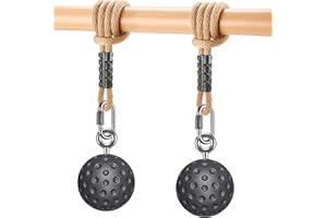 SELEWARE Uchwyt kulkowy do podciągania, antypoślizgowy uchwyt do wspinaczki skałkowej, do mocowania do treningu siłowego, neutralne uchwyty do podciągania do drążka podbródka, kettlebell, sztangi