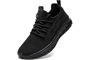 LANGFEUU Zapatillas Deportivas de Ocio para Hombres cómodas y Transpirables Zapatillas de Fitness Trotar Entrenamiento de Tenis Voleibol Moda Ligera EU 39-46
