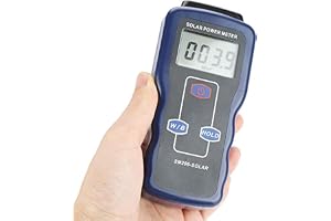 Solenergimätare UV-mätare, SM206 Digital solenergimätare Solljusmätare för strålningsmätare, solenergistrålningsmätare