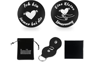 DOMEILLEUR Eine Kleine Umarmung, Bin Immer Bei Dir, Herz Glücksbringer, Gute Besserung Geschenke Glücksbringer Prüfung Neujahrsgeschenke Glücksbringer Mann Familie Lieblingsmensch Frauen Jungen Patient Freundin