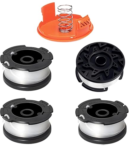 Ersatzspule Für Black & Decker Rasentrimmer – Inkl. 3 Schnüre & Abdeckkappe