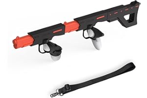 LICHIFIT Magnetyczny uchwyt kontrolera do karabinu maszynowego/pistoletu VR do Meta Quest 3 Uchwyt Quick Release Gunstock Bracket Stand do Oculus Quest 3 Akcesoria do strzelanek