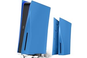 Wedorat® Face Plate Compatible with P5 Plate Starlight Blue Faceplate Cover Skin Replacement, Game Console Case Cover Hard Shell Hard Shockproof ABS Anti-Scratch Side Plate Accessories Star Blue