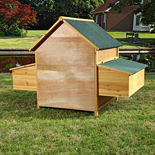 XXL Hühnerstall Hühnerhaus Kaninchenkäfig Hasenstall Kaninchenstall für draußen - 6
