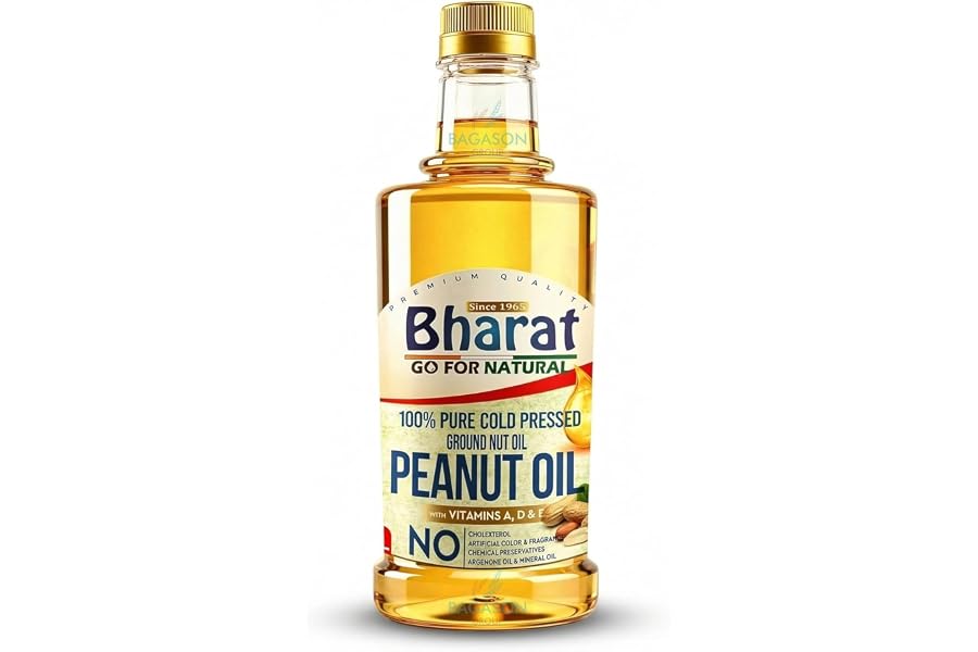 Bharat Cold-Pressed Groundnut Oil, 1L