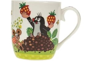 Trötsch Der kleine Maulwurf Kindertasse Erdbeere: Kaffeetasse Teetasse Geschenkidee Geschenk Kindertasse: Geschenktasse aus Porzellan (Geschirr)
