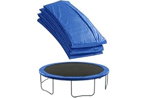 adgbd Coussin De Sécurité Remplacement pour Trampoline, 244 183cm Housse De Protection Rayons UV Et Anti Déchirure,Rechange Couverture De Ressorts De Trampoline Jardin