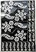 HENNA TATTOO STENCILS s318 Large Sheet Indian Mehndi Stencills - single use - suitable for Henna Tattoo Glitter Tattoo and Airbrush Tattoo