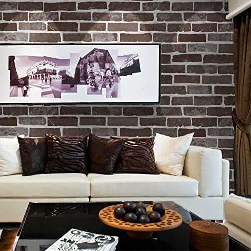 BTJC Retro 3D simulation PVC stripes dark wallpaper texture green engineering brick bakery and Cafe Hotel wallpaper , mj1512