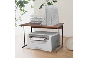 Redd Royal 2-Tier Kitchen Counter Storage Rack, Microwave Oven Shelf Spices Rack Office Printer Stand Multifunctional Unit Shelving Wood Top Metal Frame